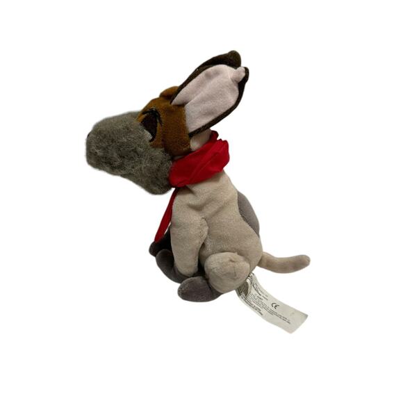 The Disney Store Oliver And Company Dodger Bean Bag Stuffed Plush Vintage 8” - Picture 3 of 9